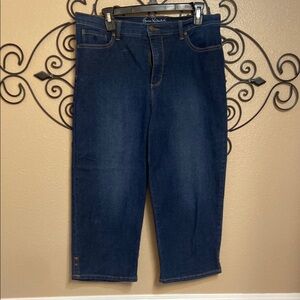 Gloria Vanderbilt Blue Cropped Ankle Jeans